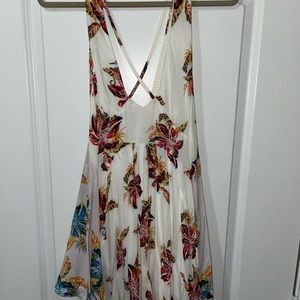 FREE PEOPLE open back floral dress